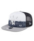 Фото #1 товара Men's White/Gray New York Yankees Team Foam Front A-Frame Trucker 9Fifty Snapback Hat