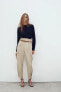 BELTED PAPERBAG CARGO TROUSERS