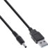 Фото #1 товара InLine USB DC power adapter cable - USB A male to DC 3.5x1.35mm 2m