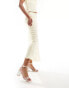 Фото #2 товара Truffle Collection wide fit block heel sandal in white