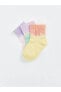 Фото #3 товара Baskılı Kız Bebek Soket Çorap 3'lü