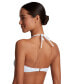 Фото #3 товара Women's Shirred V-Wire Bandeau Bikini Top