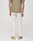 ფოტო #3 პროდუქტის Men's Cotton Lyocell Pleated Pants