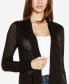 Women's Pointelle Long Sleeves Open Cardigan Sweater