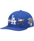 Фото #1 товара Men's Royal Los Angeles Dodgers All-Star Multi Hit Wool Snapback Hat
