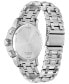 ფოტო #5 პროდუქტის Eco-Drive Men's Chronograph Weekender Stainless Steel Bracelet Watch 44mm