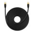 Фото #1 товара Kabel sieciowy LAN RJ45 Ethernet High Speed Cat.8 40Gbps 10m czarny