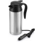 Фото #1 товара OurLeeme 650 ml Travel Kettle, Car Kettle, Stainless Steel, 12 V Cigarette Lighter, Travel Kettle, Electric Kettle for Hot Water, Coffee, Tea, Silver Car Kettle [Energy Class A+++]