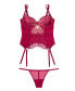 Фото #3 товара Women's Naya Unlined Bustier & G-String Set