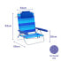 Фото #2 товара Складной стул Marbueno Лучи Синий 61 x 82 x 68 cm
