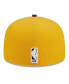 Фото #4 товара Men's Yellow, Red Chicago Bulls Fall Leaves 2-Tone 59FIFTY Fitted Hat