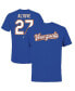 ფოტო #4 პროდუქტის Men's Jose Altuve Royal Venezuela Baseball 2023 World Baseball Classic Name and Number T-shirt