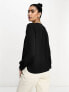 Фото #3 товара ASOS DESIGN long sleeve blouse with pocket detail in black