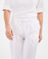 ფოტო #4 პროდუქტის Women's Drawstring Capri Pants, Regular & Petite, Created for Macy's