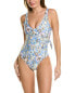 Фото #1 товара Tanya Taylor Kelly One-Piece Women's Blue S