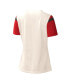 Фото #2 товара Women's White Tampa Bay Buccaneers Kick Start V-Neck T-shirt