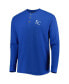 ფოტო #2 პროდუქტის Men's Kansas City Royals Royal Maverick Long Sleeve T-shirt