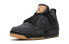 Jordan Air Jordan 4 Retro Levis Black 高帮 复古篮球鞋 GS 黑色 / Кроссовки Jordan Air Jordan AQ9103-001