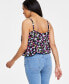 Фото #2 товара Women's Floral-Print Camisole Top, Created for Macy's