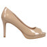 CL by Laundry Mild Platform Peep Toe Pumps Womens Beige Dress Casual MILD-701