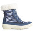 Sperry Bearing Plushwave Metallic Snow Womens Blue Casual Boots STS86839 6.5 - фото #1