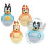 WEEBLES Bluey 4 Pack Figure