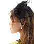 True Decadence lace hair bow in black