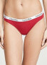 Фото #2 товара Calvin Klein 241438 Womens Underwear 3 Pack Thong Black/Red/Gray Size X-Large