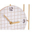 Фото #2 товара Настольные часы В клетку Чёрный Металл Деревянный MDF 18,5 x 25,5 x 6 cm (6 штук) Gift Decor