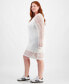 ფოტო #3 პროდუქტის Trendy Plus Size Scoop-Neck Crochet Dress