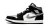 Фото #3 товара Кроссовки Nike Air Jordan 1 Mid Satin Grey Toe (Серебристый, Черно-белый)