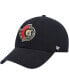Фото #1 товара Men's Black Ottawa Senators Clean Up Adjustable Hat