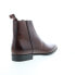 Фото #15 товара Bruno Magli Milton MB2MLTE0 Mens Brown Leather Zipper Casual Dress Boots