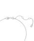 Фото #3 товара Swarovski silver-Tone Constella Crystal Pendant Necklace, 14-7/8" + 3" extender