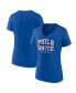 ფოტო #2 პროდუქტის Women's Royal Philadelphia 76ers Hometown Collection T-shirt