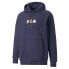 Фото #1 товара Puma Track Meet Pullover Hoodie Mens Blue Casual Outerwear 53802206