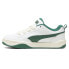 Фото #3 товара Puma Park Lifestyle Lace Up Mens Green, White Sneakers Casual Shoes 39508402