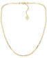 Фото #1 товара 14k Gold Ion-Plated Bar Station Collar Necklace, 16" + 2" extender