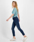 ფოტო #3 პროდუქტის Women's Mid-Rise Pull-On Capri Jeans Leggings, Created for Macy's