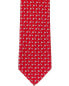 Ferragamo Red Fish Silk Tie Men's Red Os