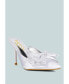 Фото #1 товара ELISDA Womens Embellished Bow High Heel Mules