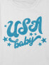 Kids USA Baby Graphic Boxy Crop Tee