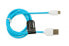 Фото #2 товара USB-кабель iBOX IKUMD3A - 1 м - USB A - Micro-USB B - USB 2.0 - Blue