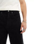 Adidas Originals flame denim shorts in black Mittelschwarzer Denim, W32 - фото #4