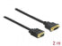 Delock 86757 - 2 m - DVI-A - VGA (D-Sub) - Female - Male - Straight