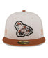 Фото #2 товара Men's Stone, Brown Cincinnati Reds 2024 Clubhouse 59FIFTY Fitted Hat