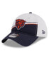 Фото #3 товара Men's White, Navy Chicago Bears 2023 Sideline 9TWENTY Adjustable Hat