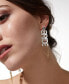 by Nadri Silver-Tone & 18k Gold-Plated Cubic Zirconia Bride Fringe Statement Earrings