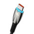Фото #2 товара Kabel przewód do szybkiego ładowania Glimmer USB-A - USB-C 2m - czarny