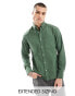 Фото #1 товара GANT archive logo sunfaded oxford shirt in dark green